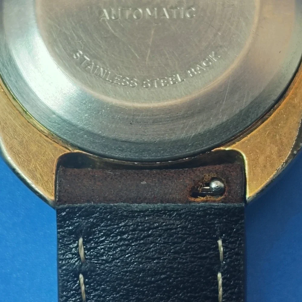 Vintage 1972‎ Timex Automatic 38mm Mens Dress Watch Fully Restored New strap